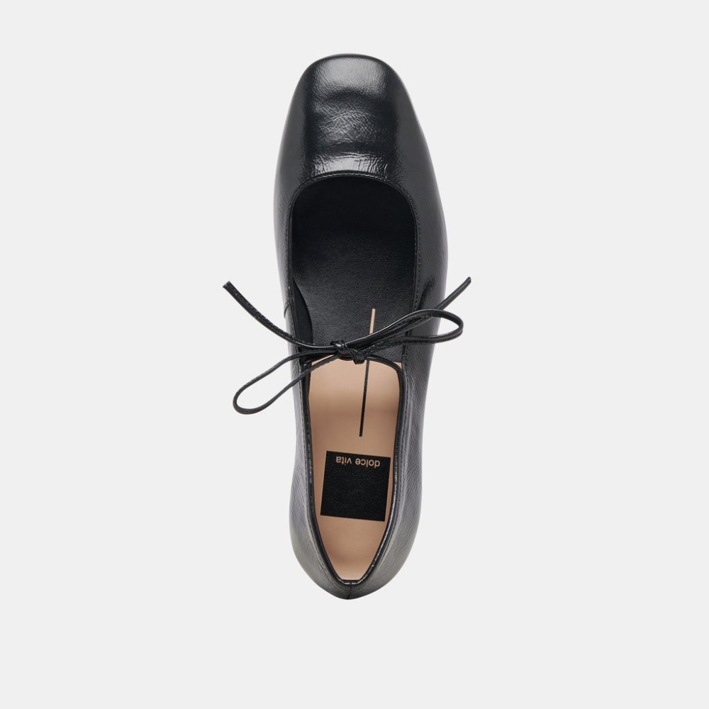 Dolce Vita Ardien Heels Midnight Crinkle Patent