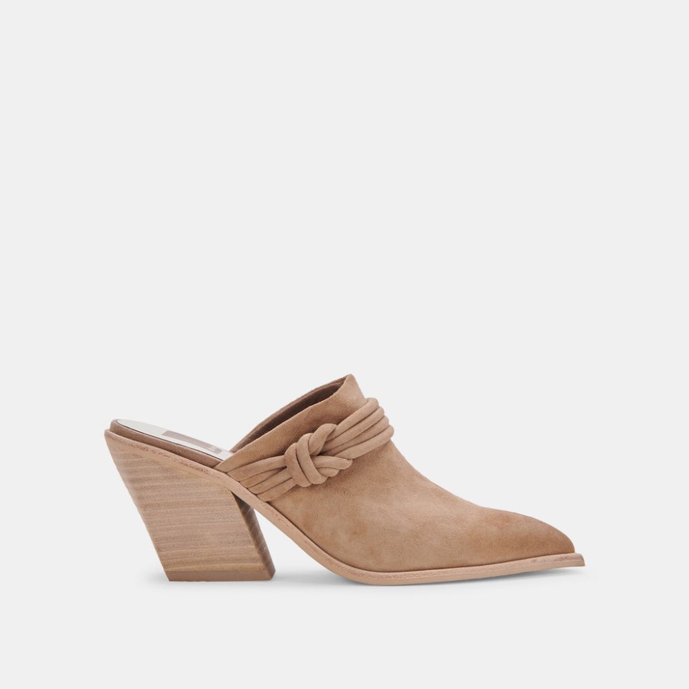 Dolce Vita Sita Mules Mushroom Suede