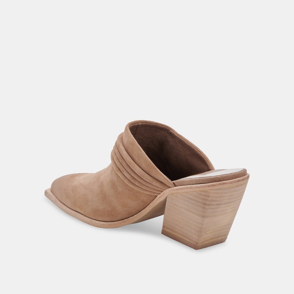 Dolce Vita Sita Mules Mushroom Suede