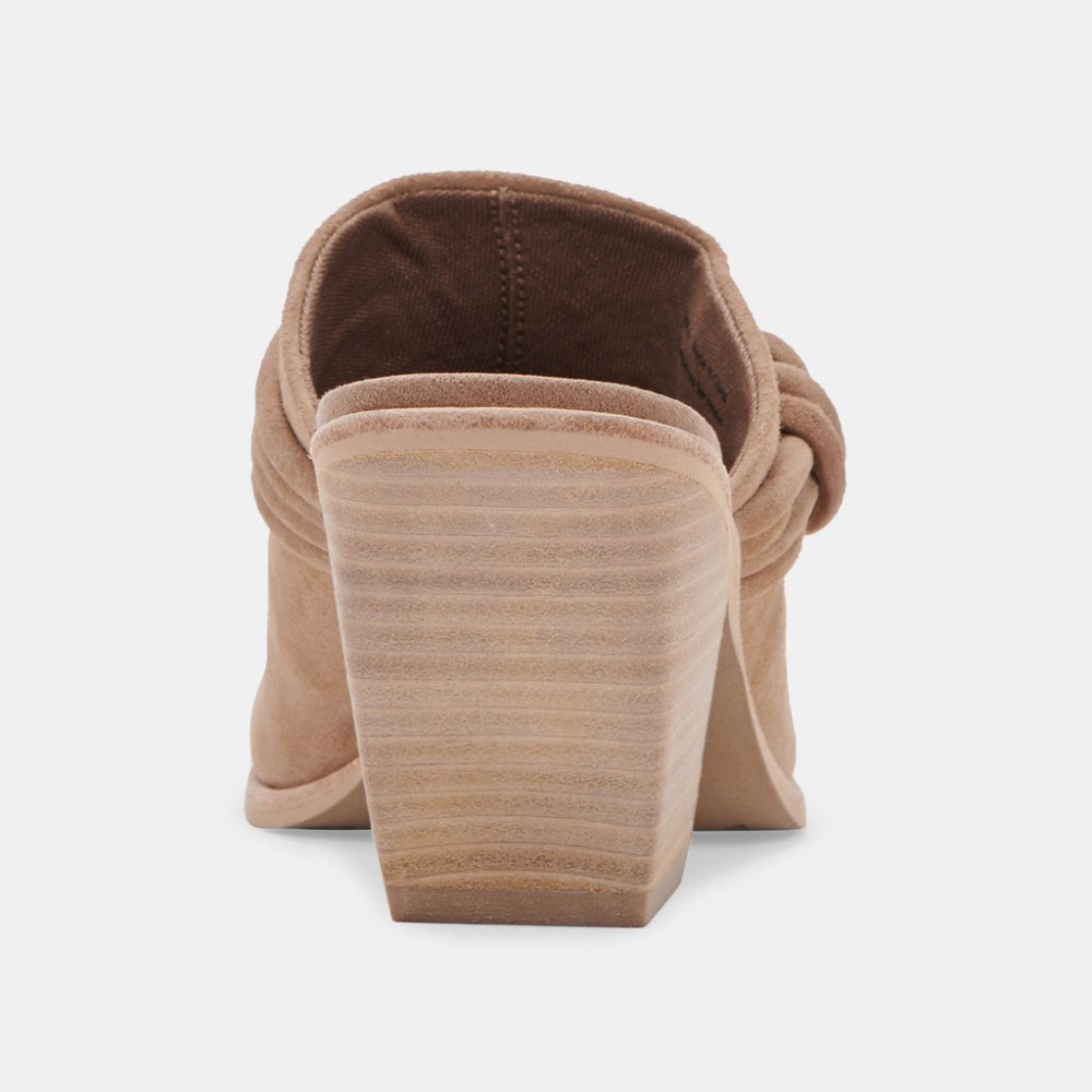Dolce Vita Sita Mules Mushroom Suede