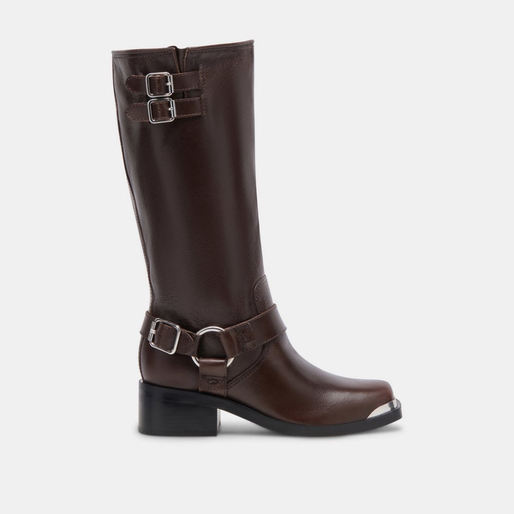 Dolce Vita Evi Boots Dk Brown Leather