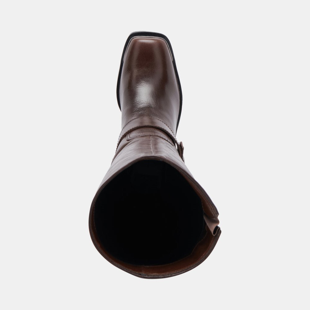 Dolce Vita Evi Boots Dk Brown Leather