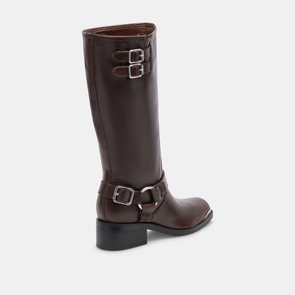 Dolce Vita Evi Boots Dk Brown Leather