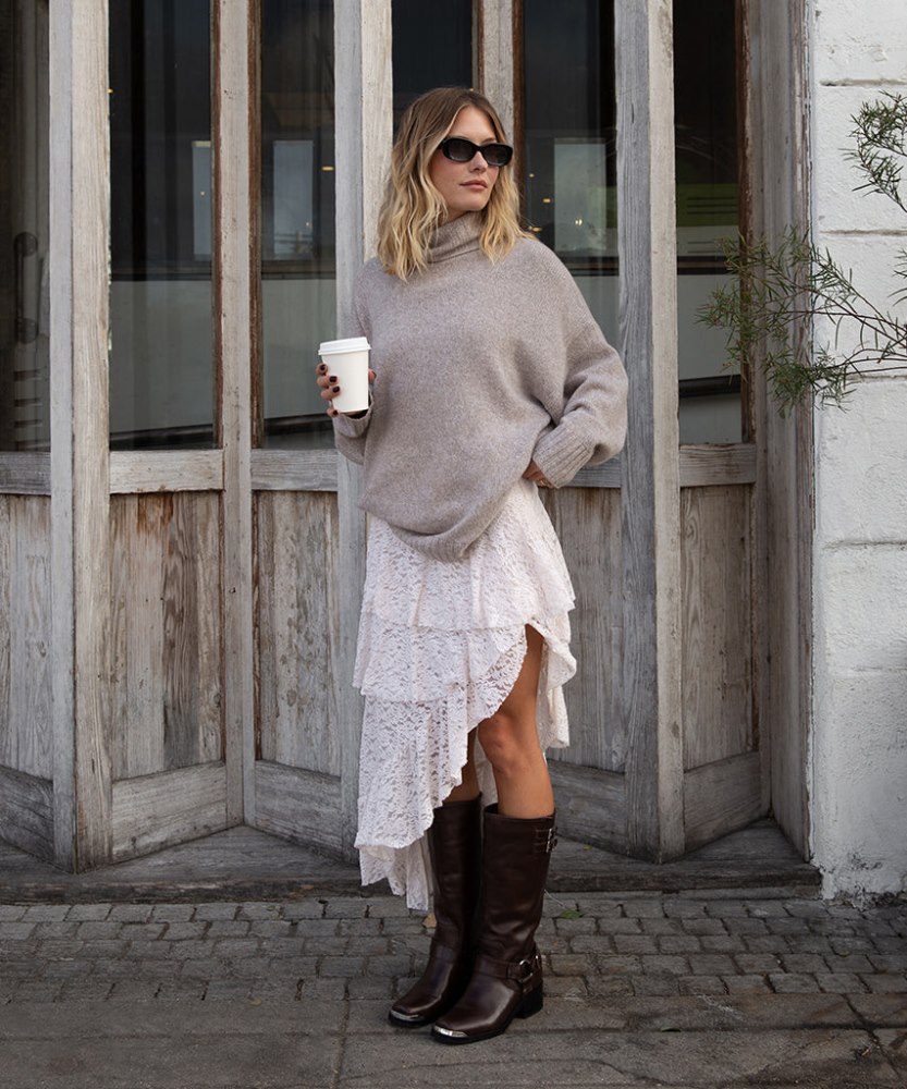 Dolce Vita Evi Boots Dk Brown Leather