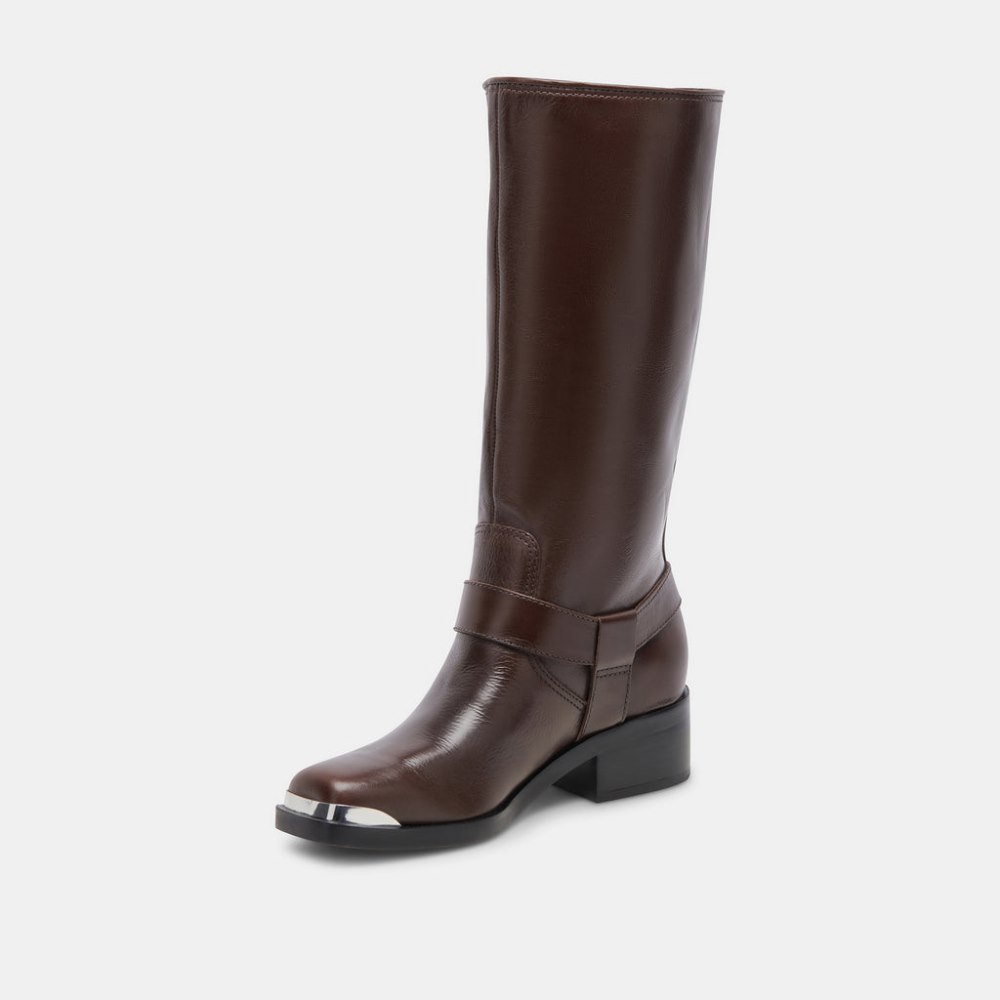 Dolce Vita Evi Boots Dk Brown Leather