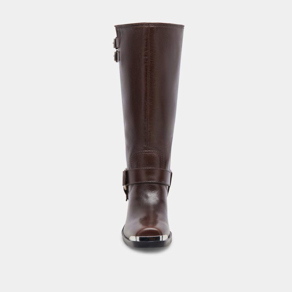 Dolce Vita Evi Boots Dk Brown Leather