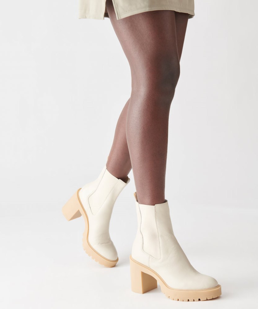Dolce Vita Coen H2o Boots Ivory Leather