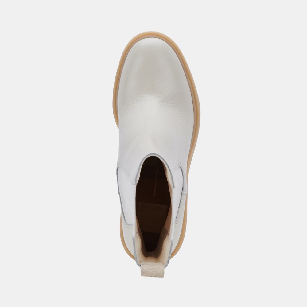 Dolce Vita Coen H2o Boots Ivory Leather