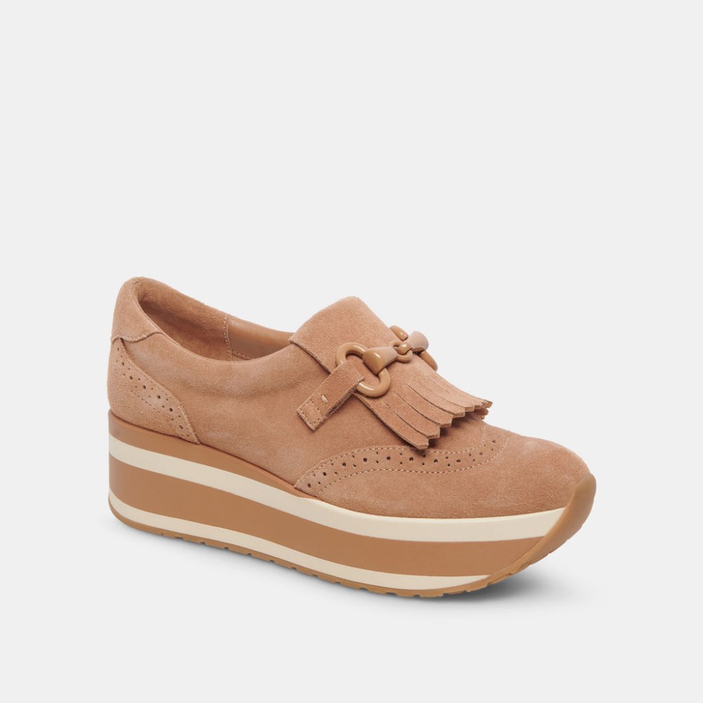 Dolce Vita Jhax Sneakers Toffee Suede