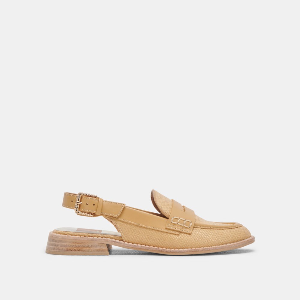 Dolce Vita Hardi Loafers Lt Natural Raffia