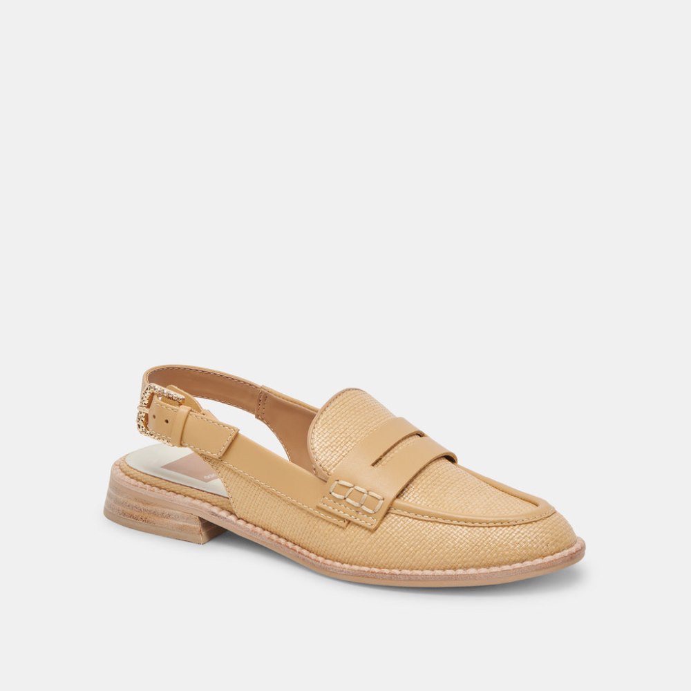 Dolce Vita Hardi Loafers Lt Natural Raffia