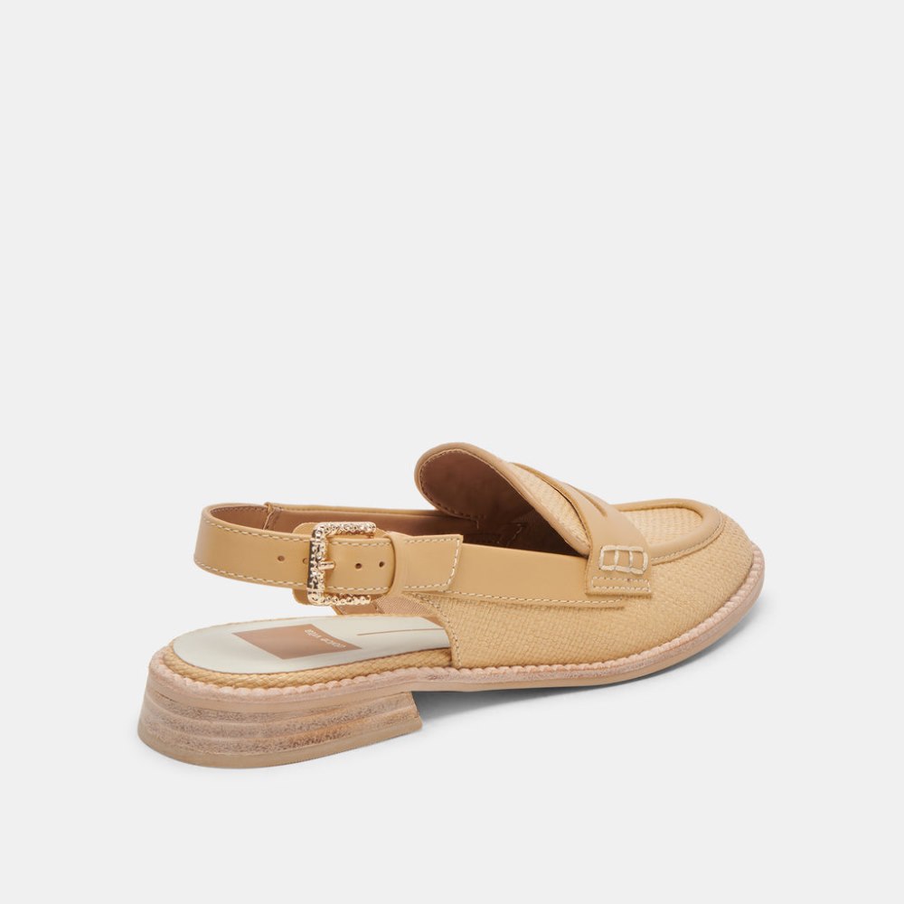 Dolce Vita Hardi Loafers Lt Natural Raffia