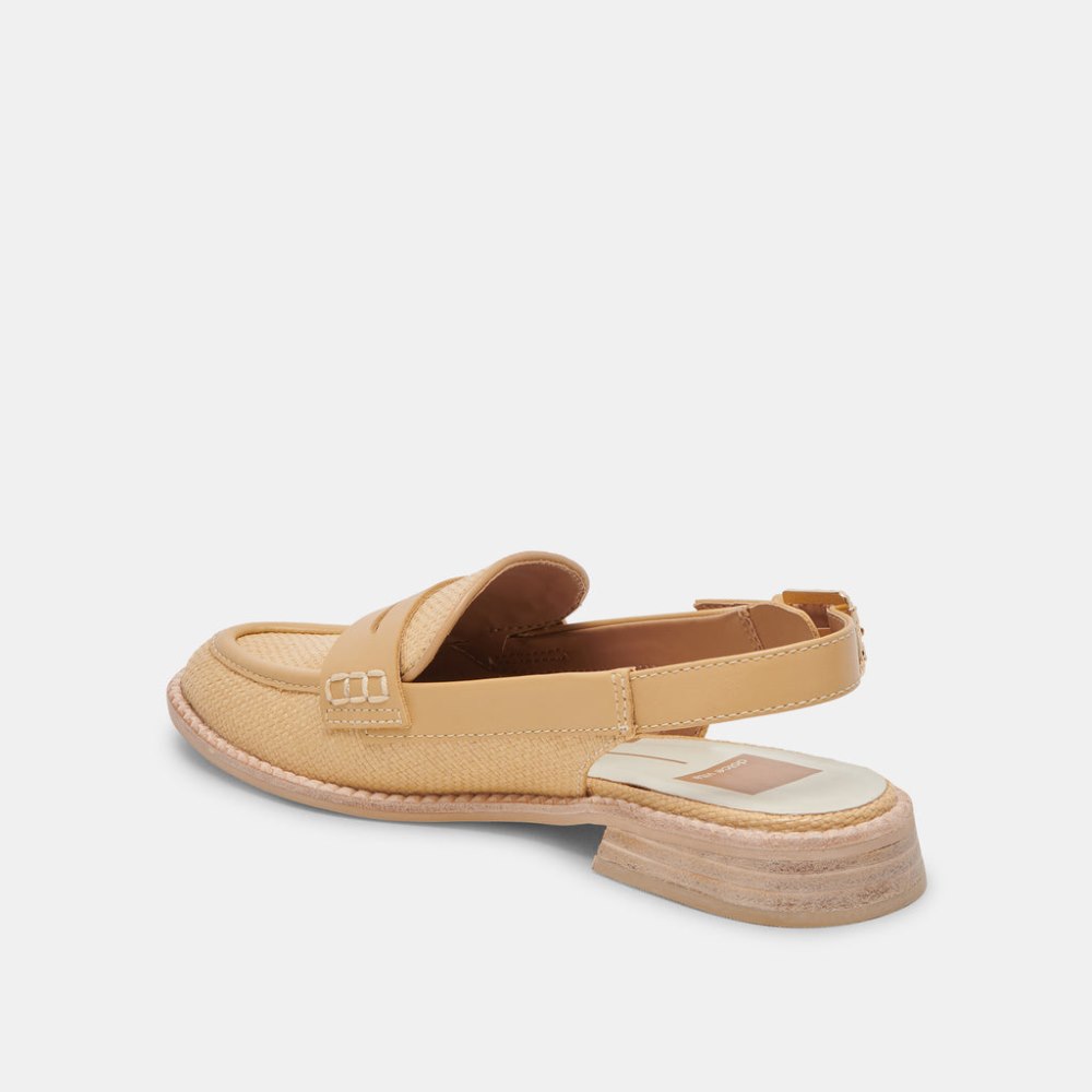 Dolce Vita Hardi Loafers Lt Natural Raffia