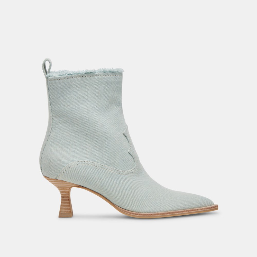 Dolce Vita Austin Boots Light Blue Denim