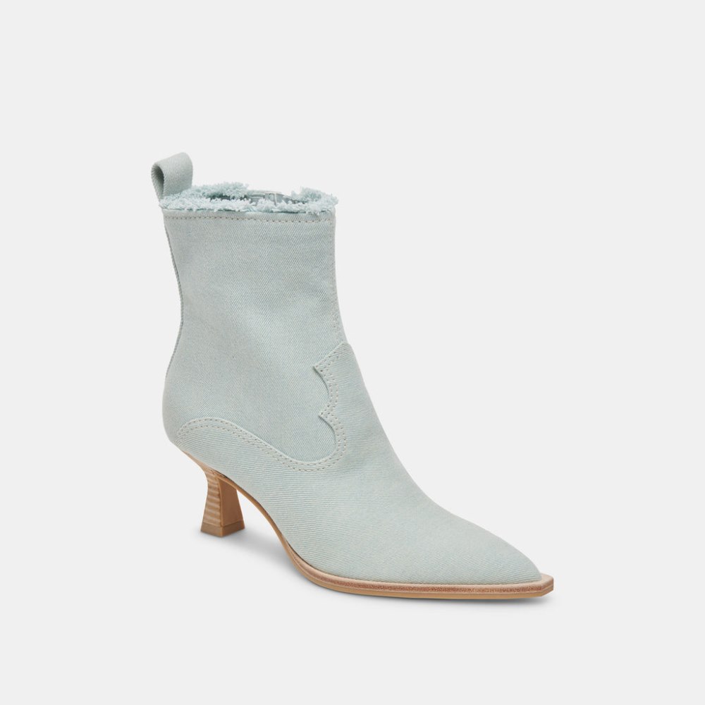 Dolce Vita Austin Boots Light Blue Denim