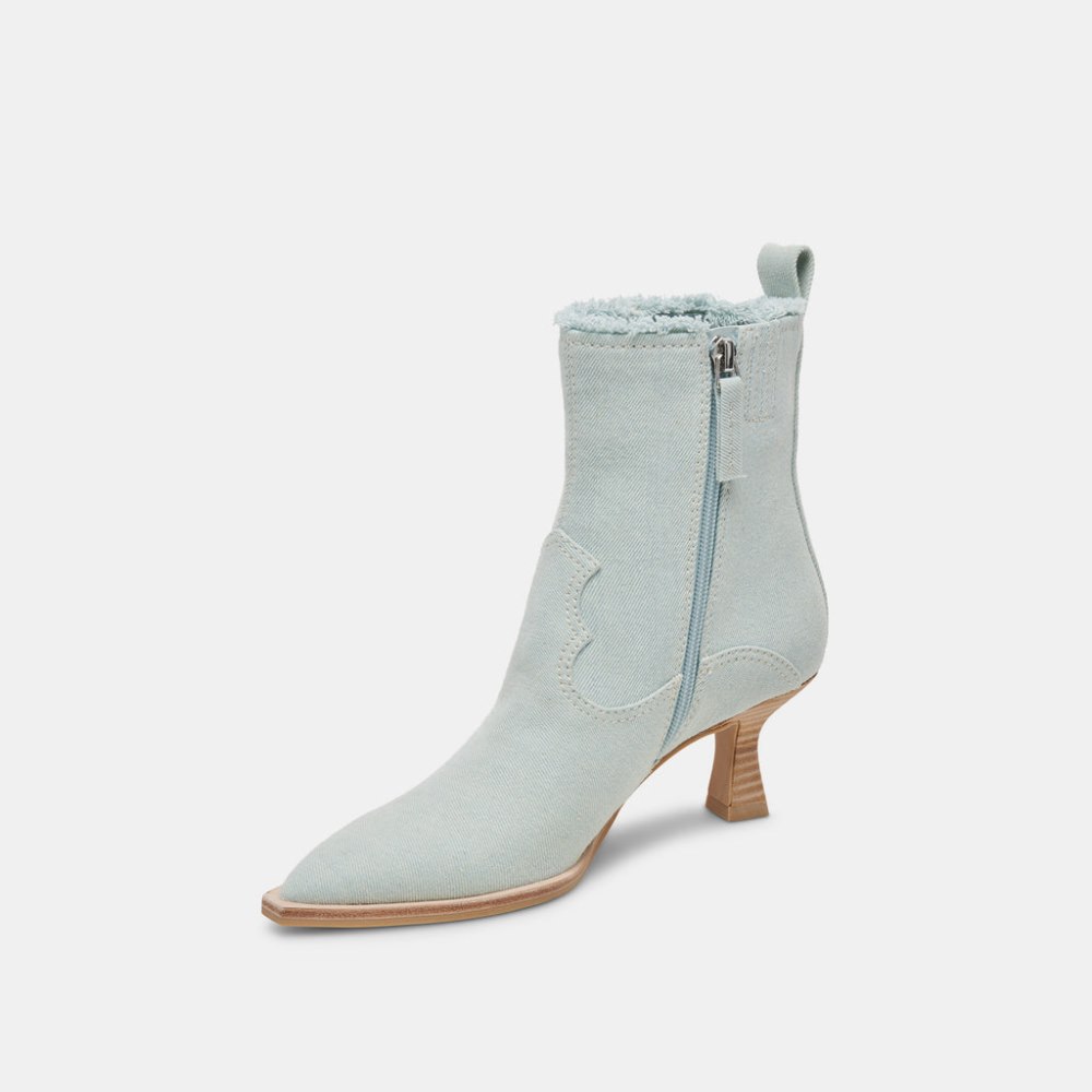 Dolce Vita Austin Boots Light Blue Denim