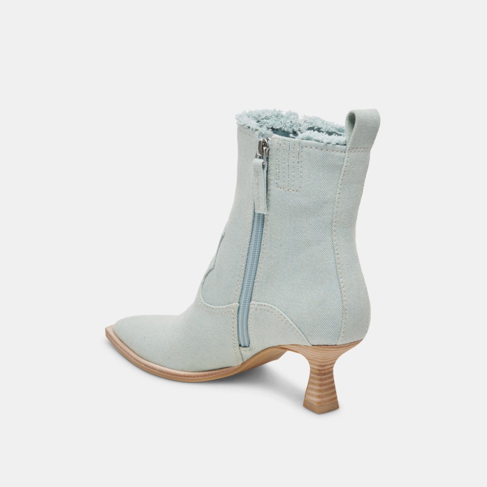Dolce Vita Austin Boots Light Blue Denim