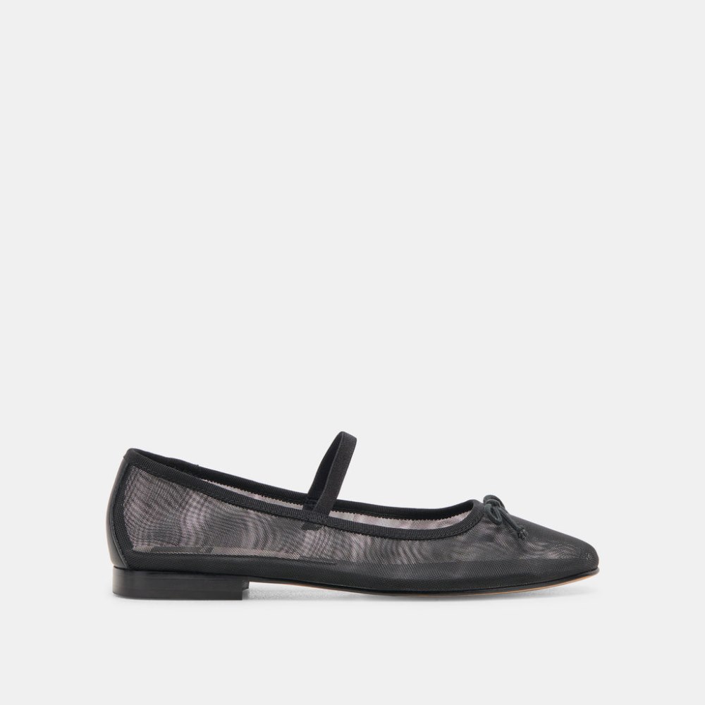Dolce Vita Cadel Ballet Flats Onyx Mesh