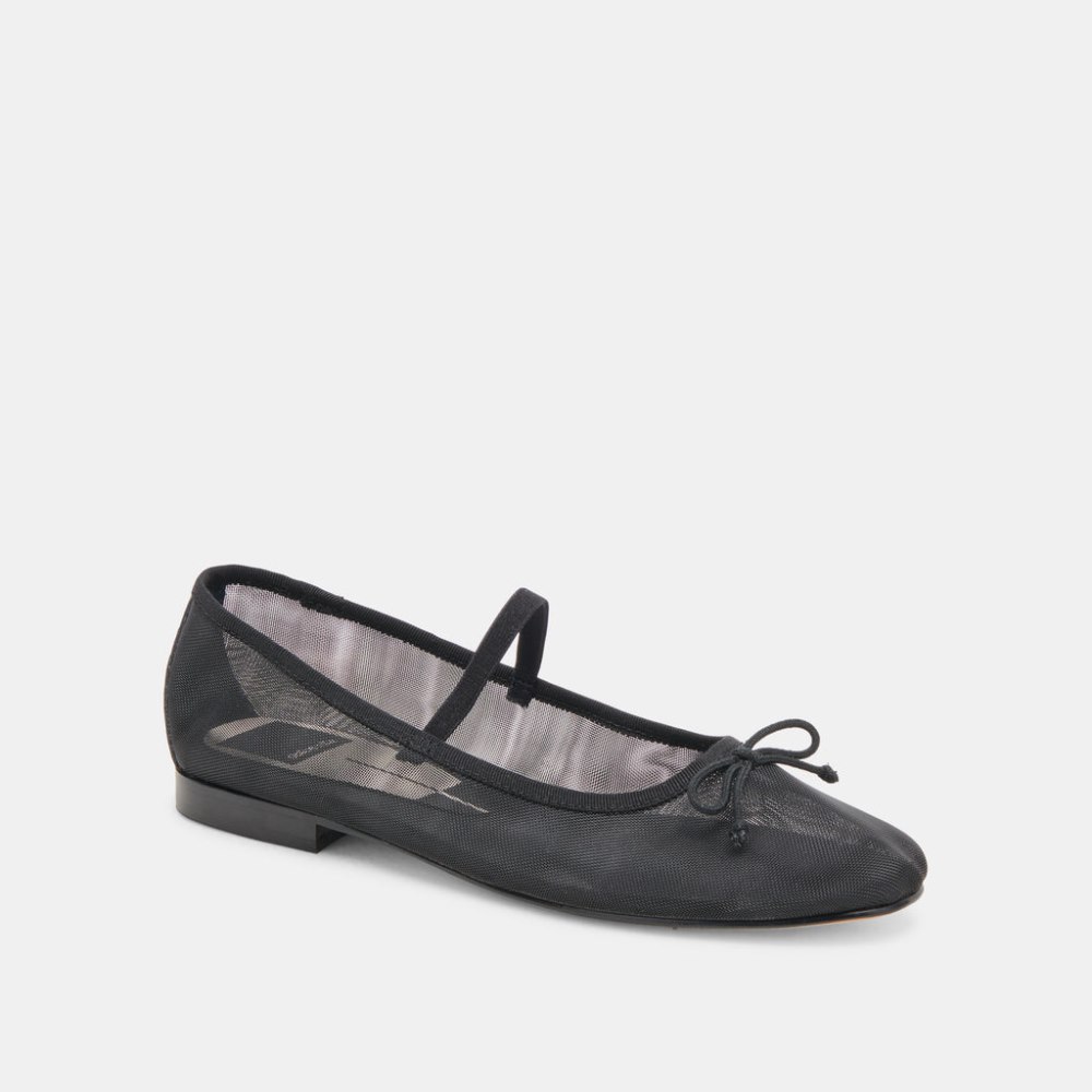 Dolce Vita Cadel Ballet Flats Onyx Mesh