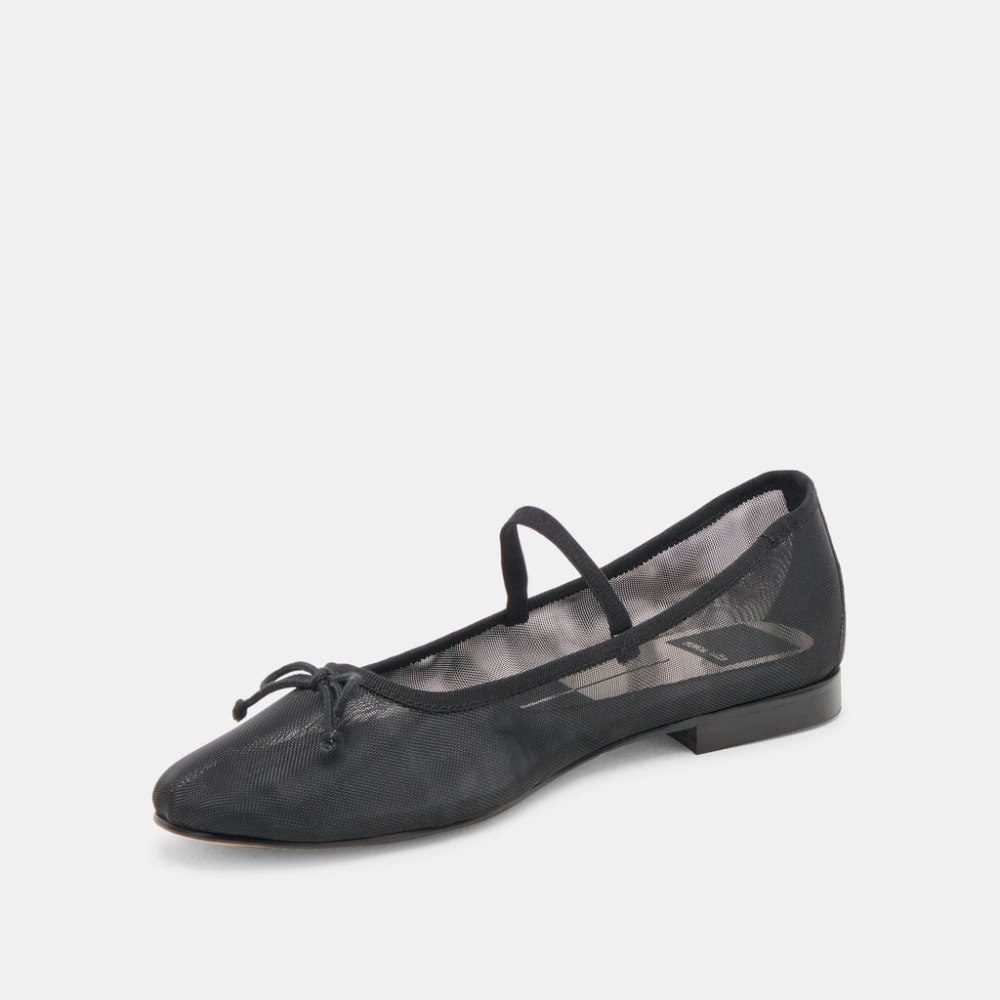 Dolce Vita Cadel Ballet Flats Onyx Mesh