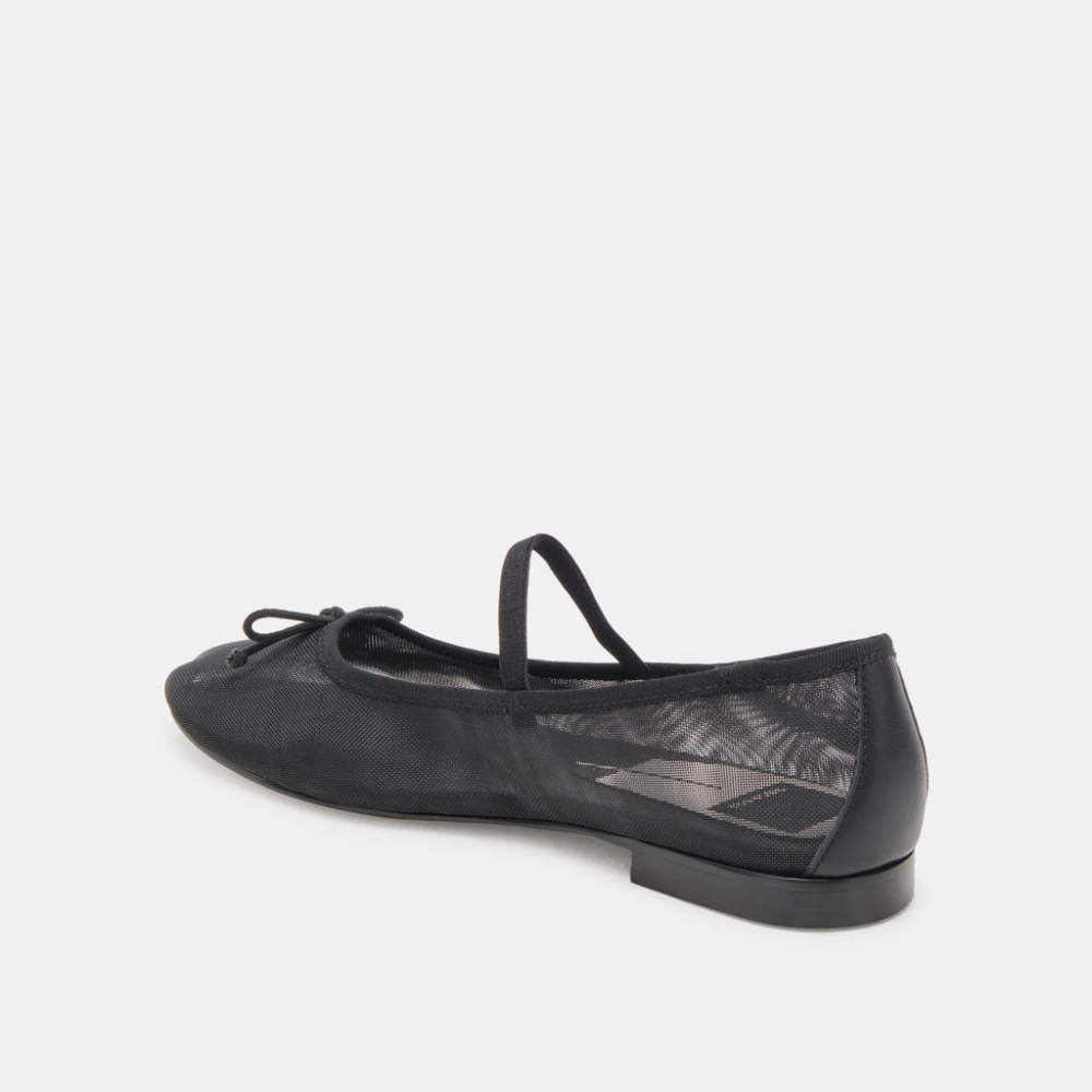 Dolce Vita Cadel Ballet Flats Onyx Mesh