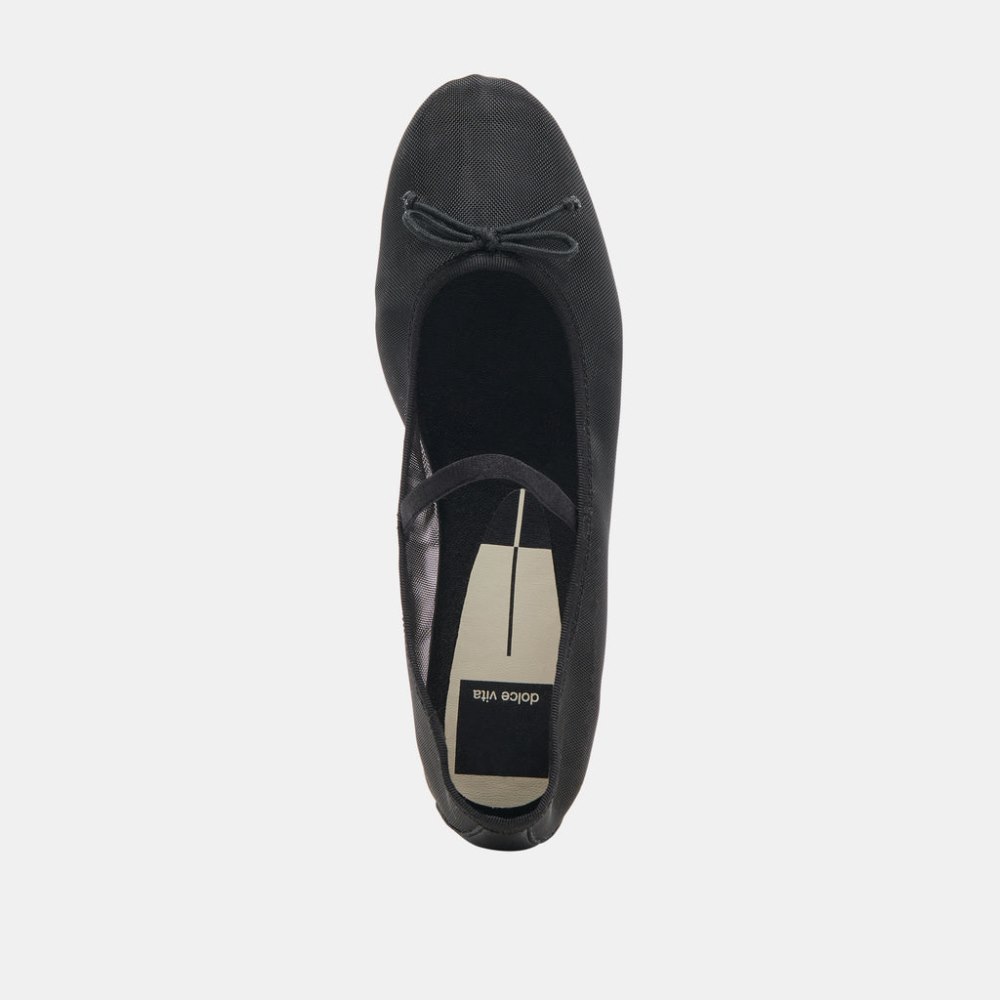 Dolce Vita Cadel Ballet Flats Onyx Mesh