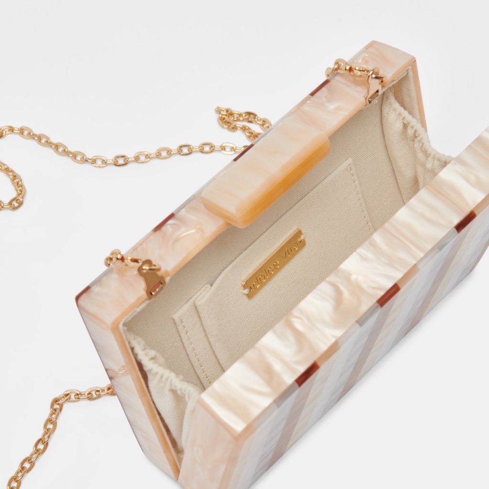 Dolce Vita Corrie Clutch Taupe Multi Resin