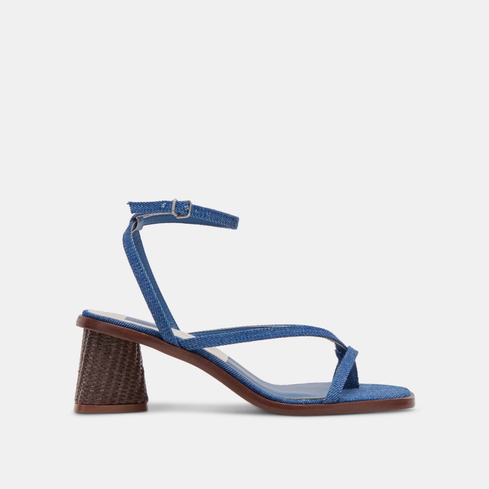 Dolce Vita Banita Sandals Blue Denim