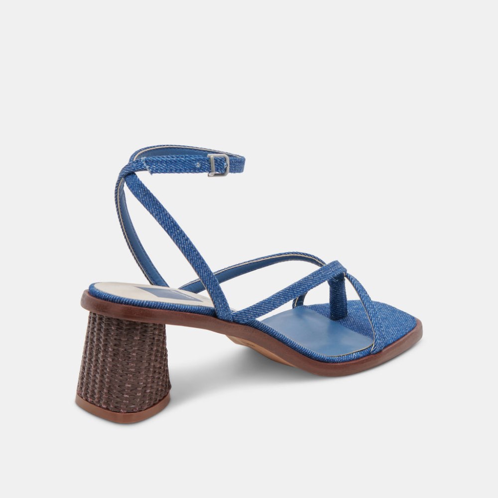 Dolce Vita Banita Sandals Blue Denim