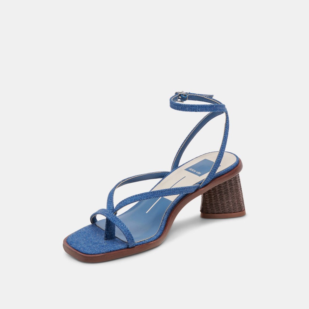 Dolce Vita Banita Sandals Blue Denim