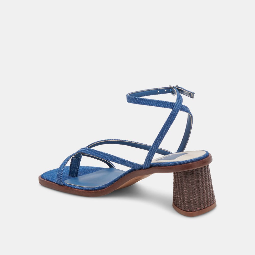 Dolce Vita Banita Sandals Blue Denim