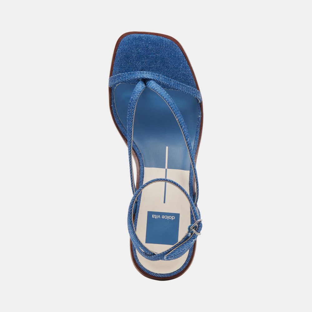 Dolce Vita Banita Sandals Blue Denim