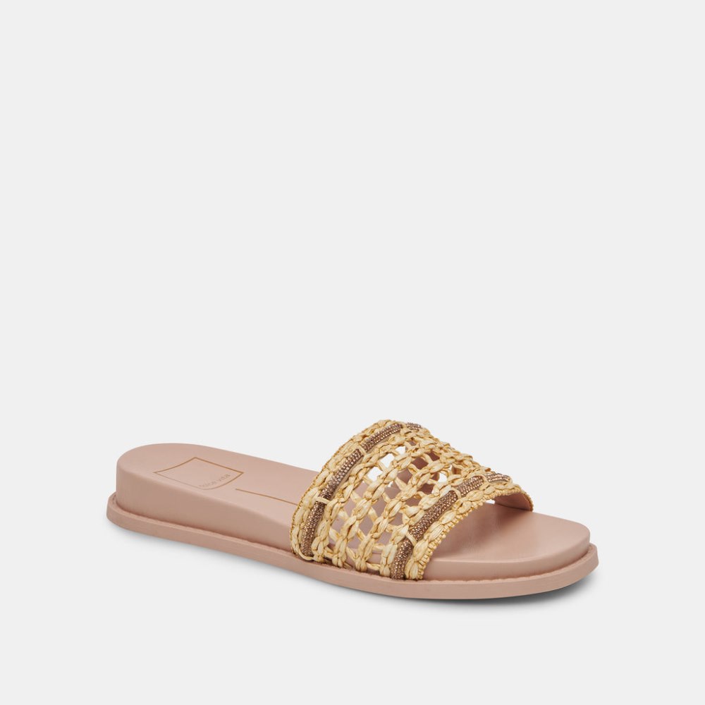 Dolce Vita Gwenn Sandals Natural Raffia