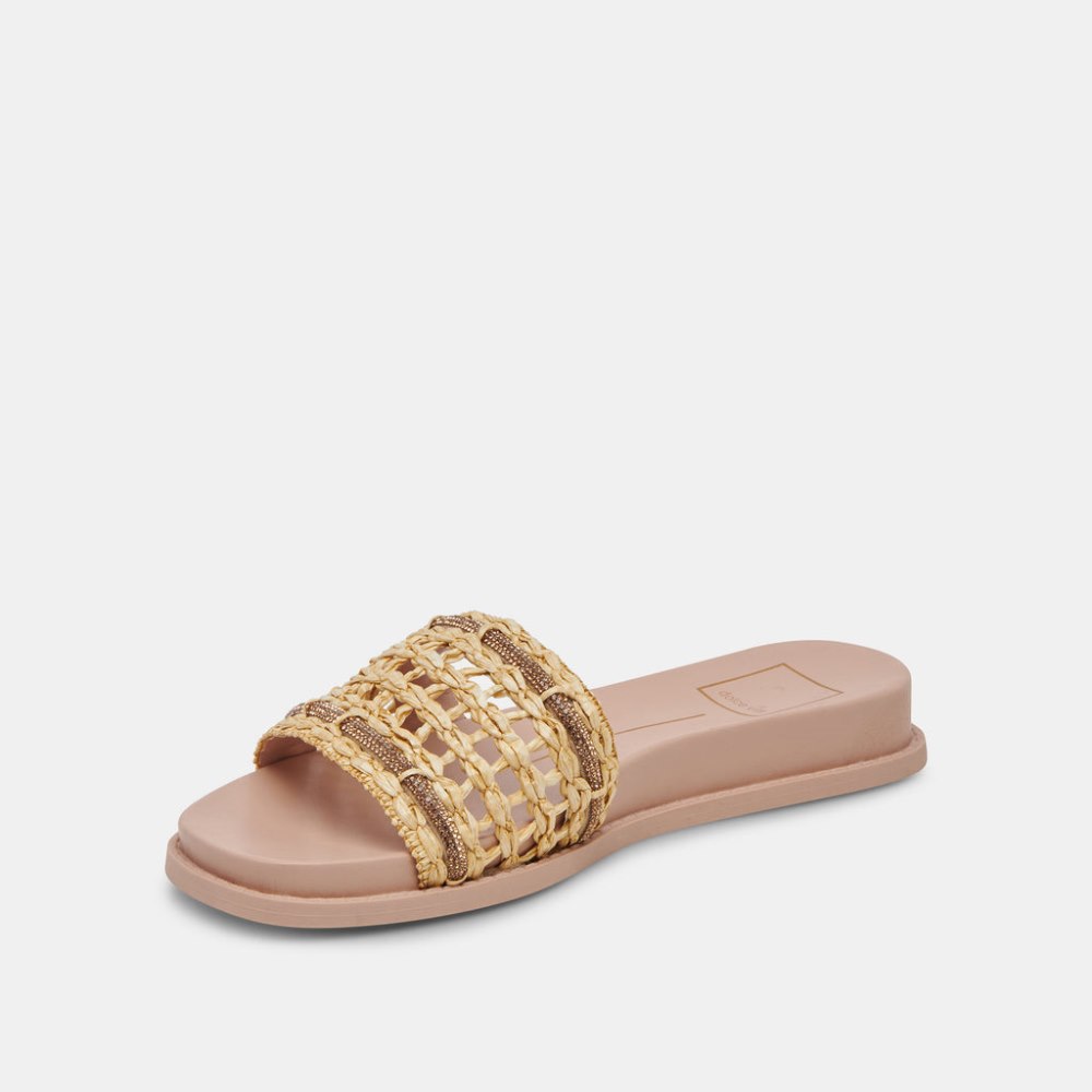 Dolce Vita Gwenn Sandals Natural Raffia