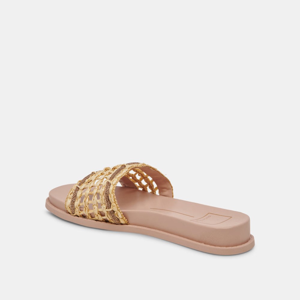 Dolce Vita Gwenn Sandals Natural Raffia