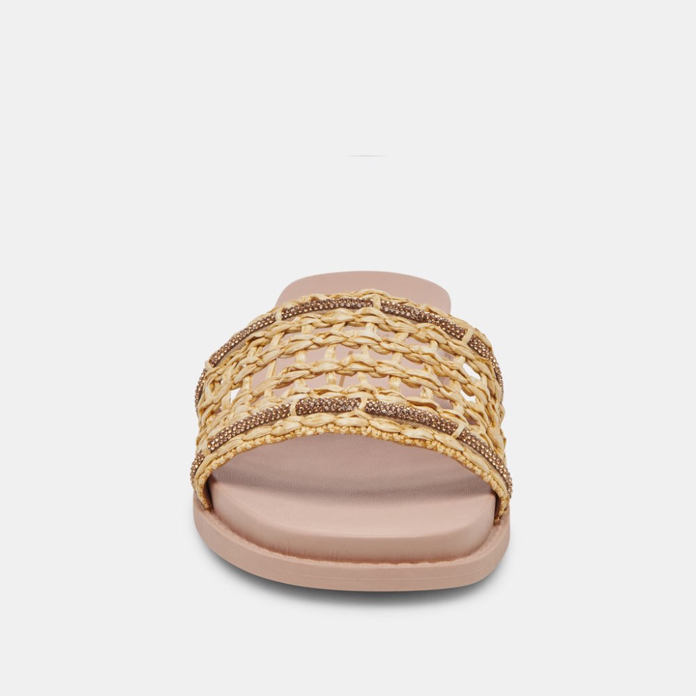 Dolce Vita Gwenn Sandals Natural Raffia
