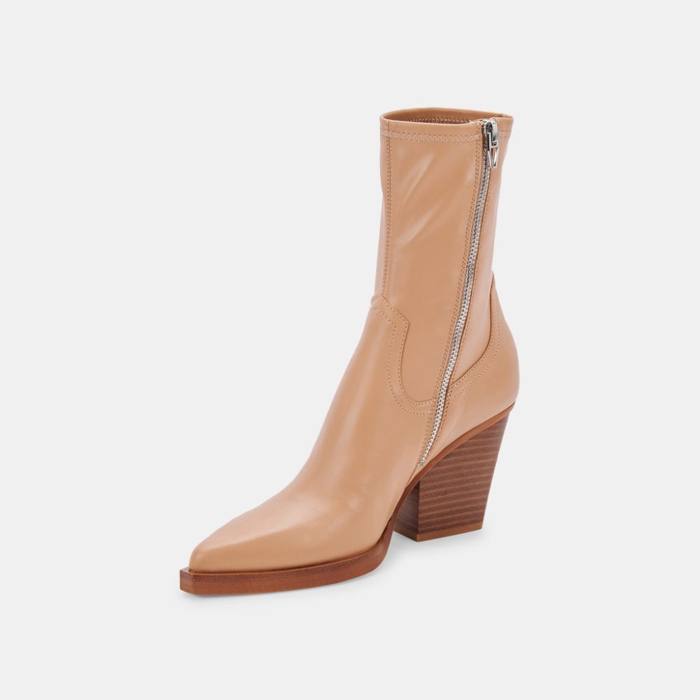 Dolce Vita Boyd Boots Tan Leather