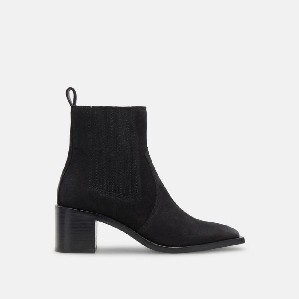 Dolce Vita Irnie Booties Black Nubuck