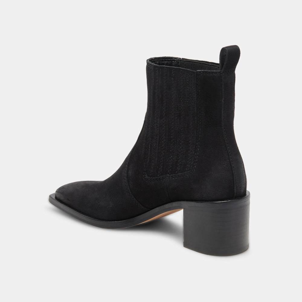 Dolce Vita Irnie Booties Black Nubuck