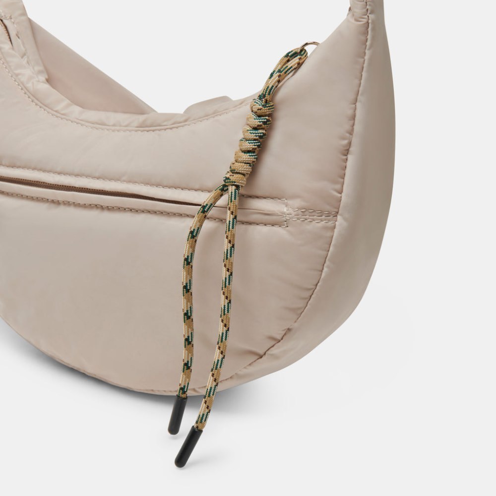 Dolce Vita Nancy Shoulder Bag Taupe Nylon