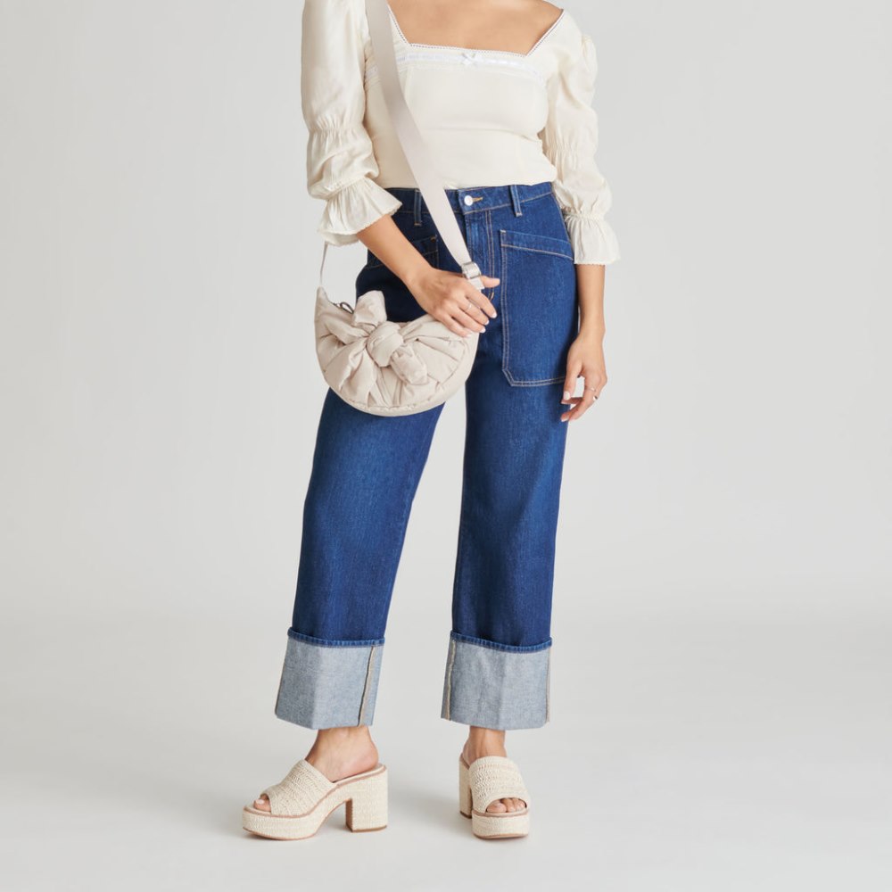 Dolce Vita Nancy Shoulder Bag Taupe Nylon