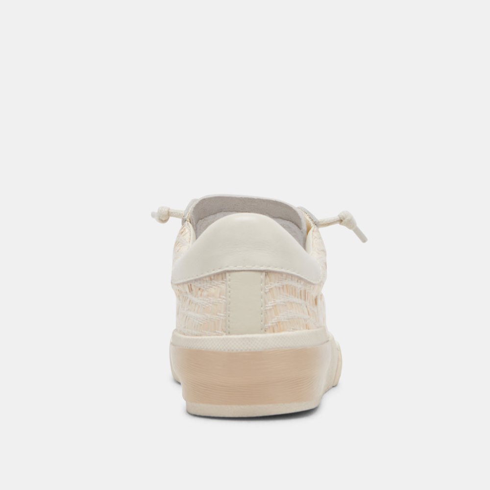 Dolce Vita Zina Sneakers Bone Raffia