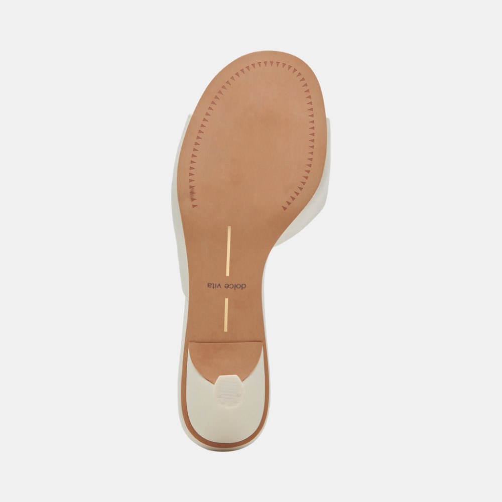 Dolce Vita Macoy Heels White Leather