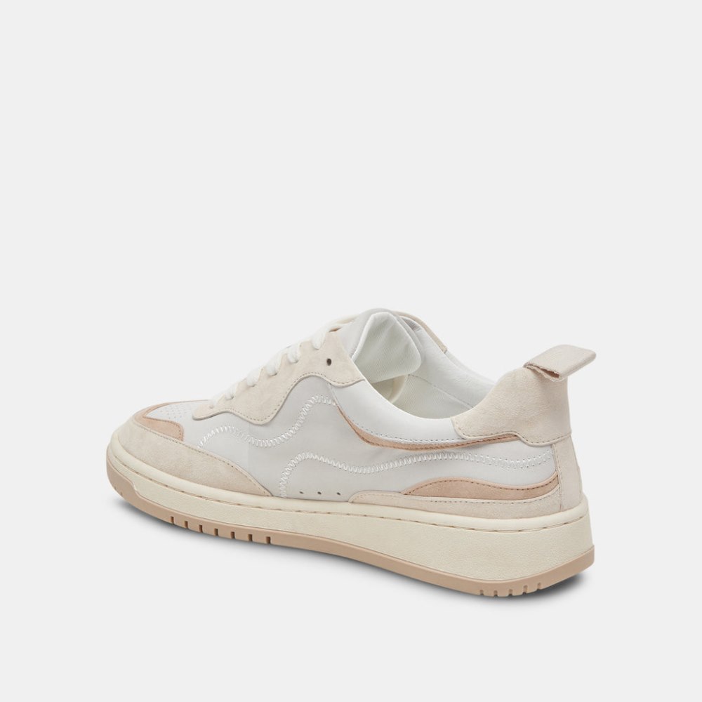 Dolce Vita Adella Sneakers White Dune Leather