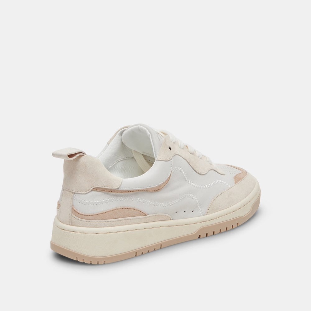 Dolce Vita Adella Sneakers White Dune Leather