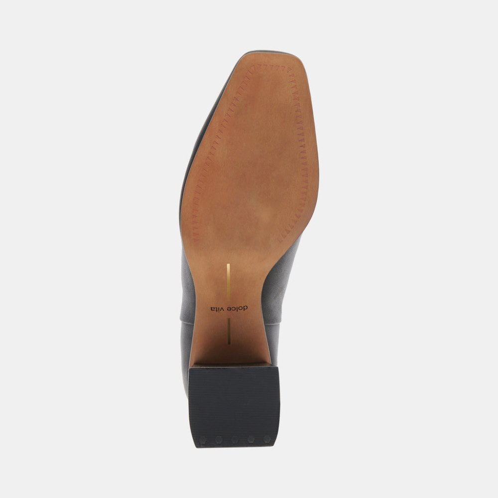 Dolce Vita Fifi H2o Booties Black Leather