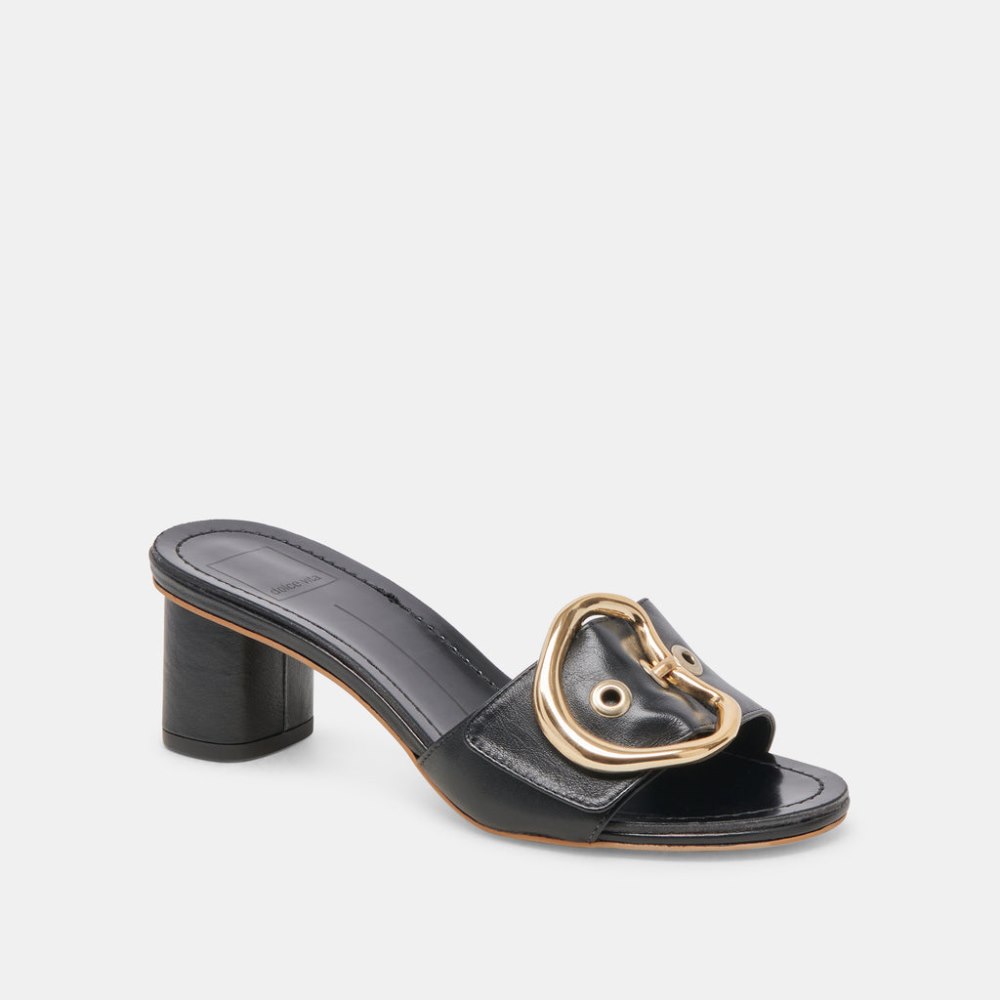 Dolce Vita Laika Heels Black Leather
