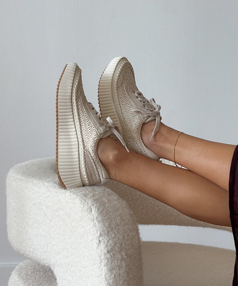 Dolce Vita Dolen Sneakers Sandstone Knit